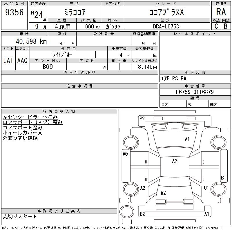DAIHATSU MIRA COCOA