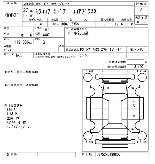 DAIHATSU MIRA COCOA