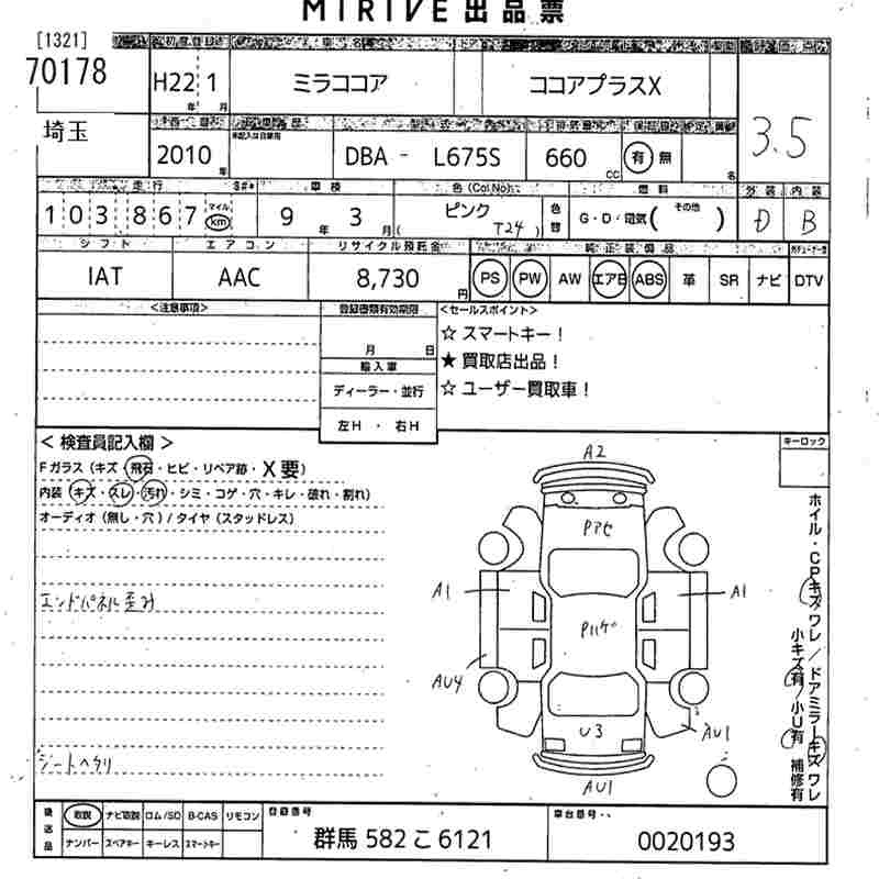 DAIHATSU MIRA COCOA