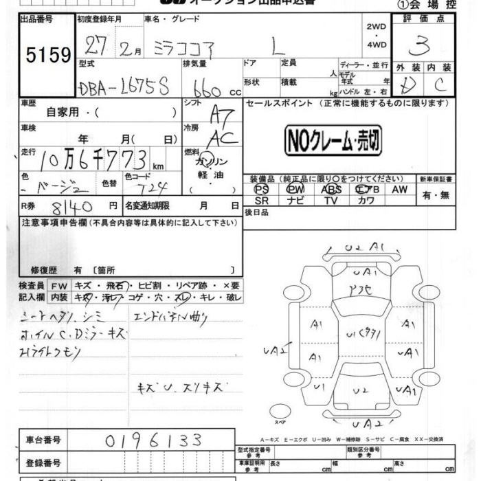 DAIHATSU MIRA COCOA