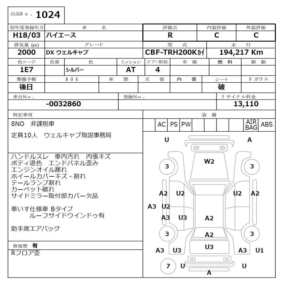 TOYOTA REGIUS ACE