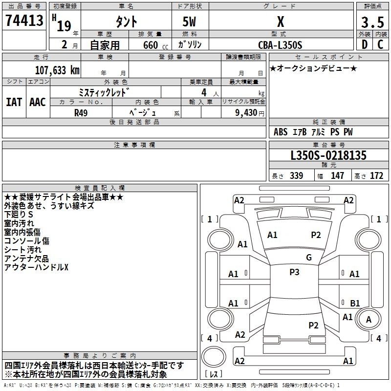DAIHATSU TANTO