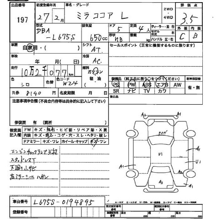 DAIHATSU MIRA COCOA