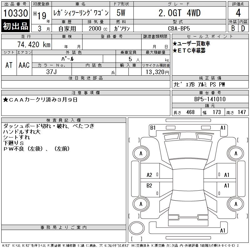 SUBARU LEGACY