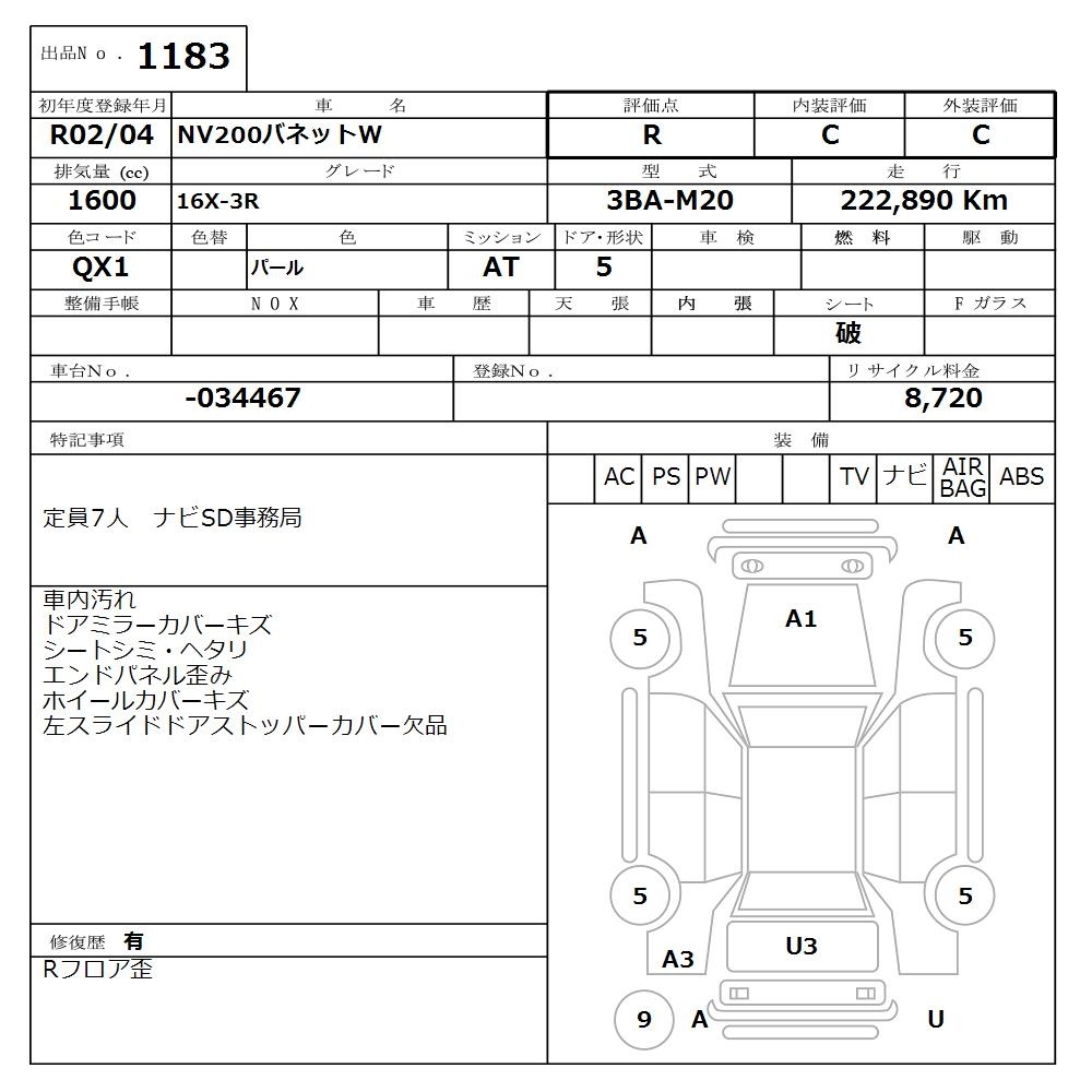 NISSAN NV200
