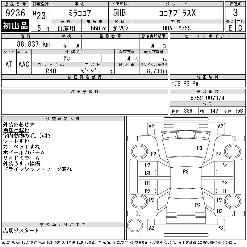 DAIHATSU MIRA COCOA