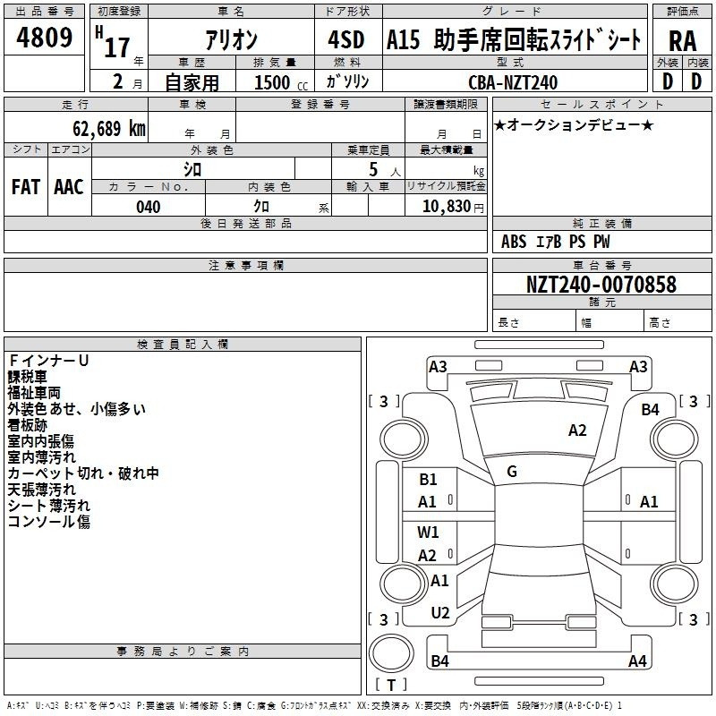TOYOTA ALLION