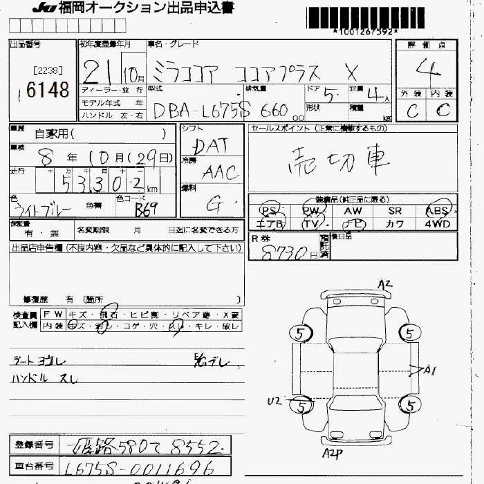 DAIHATSU MIRA COCOA
