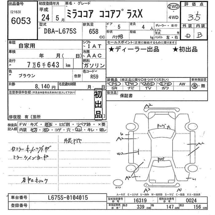 DAIHATSU MIRA COCOA