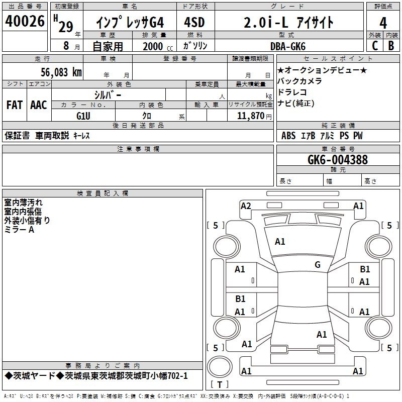 SUBARU IMPREZA