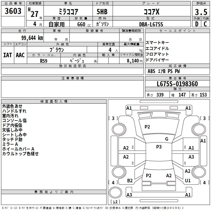 DAIHATSU MIRA COCOA