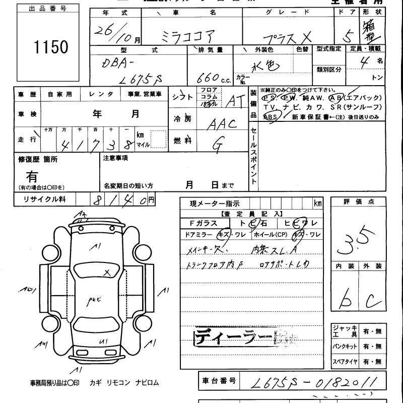 DAIHATSU MIRA COCOA