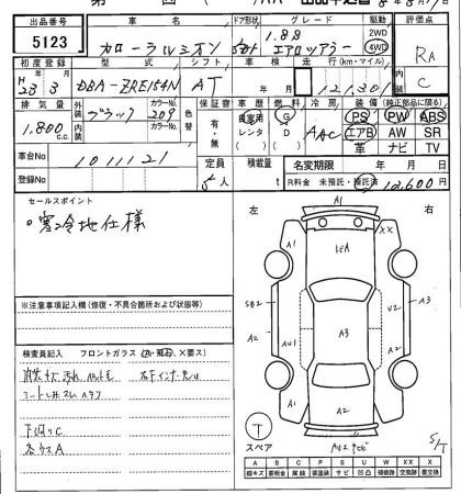 TOYOTA COROLLA RUMION