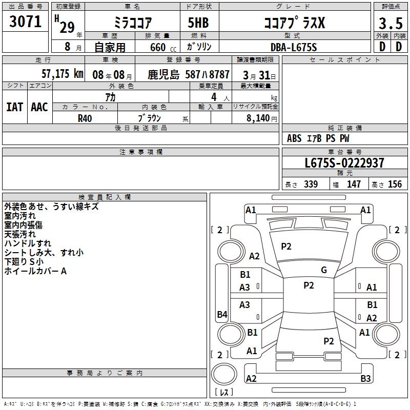 DAIHATSU MIRA COCOA