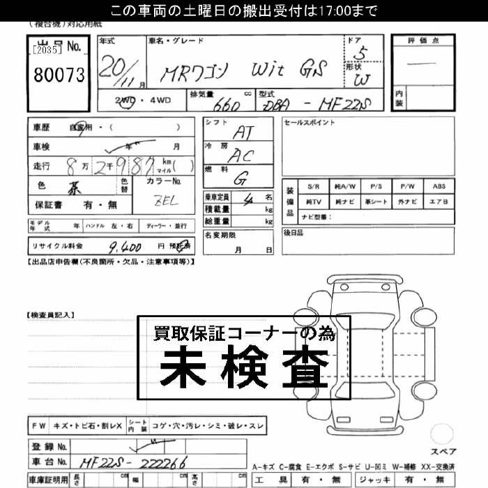 SUZUKI MR WAGON