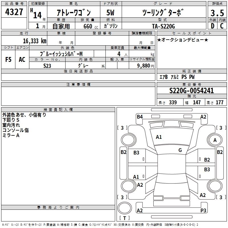 DAIHATSU ATRAI