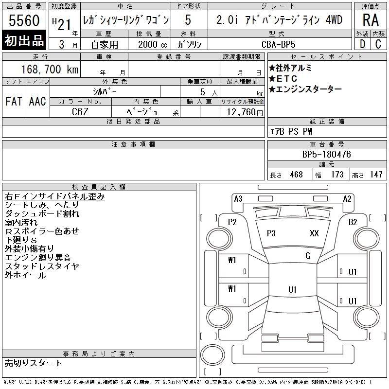 SUBARU LEGACY