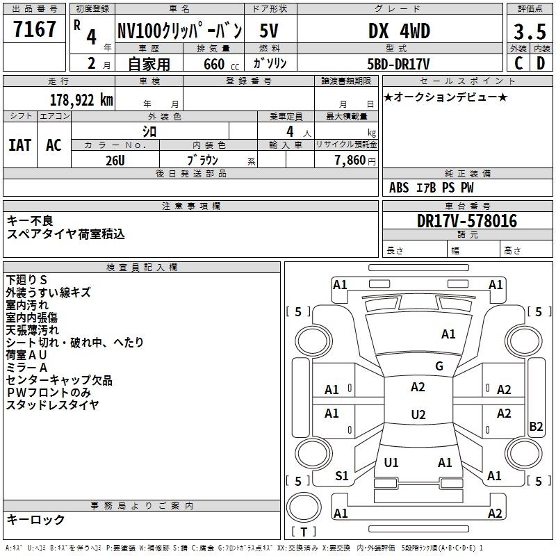 NISSAN NV100 CLIPPER