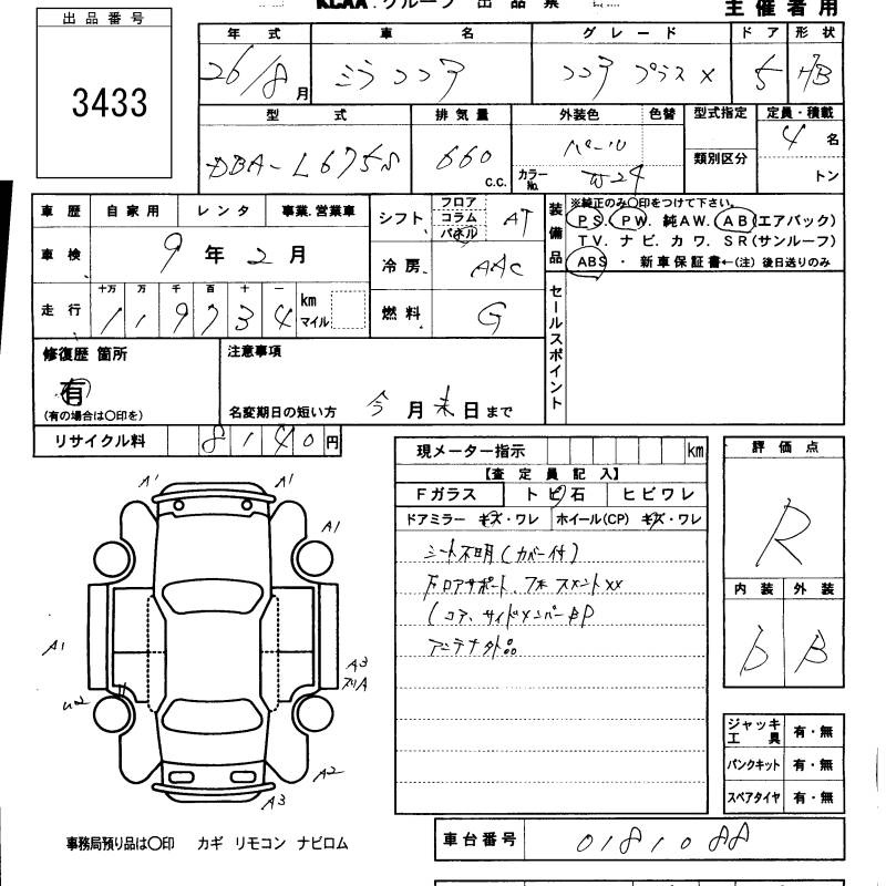 DAIHATSU MIRA COCOA
