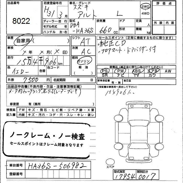 SUZUKI ALTO