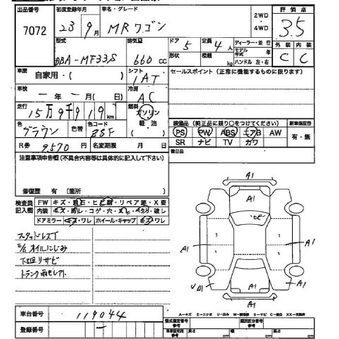 SUZUKI MR WAGON