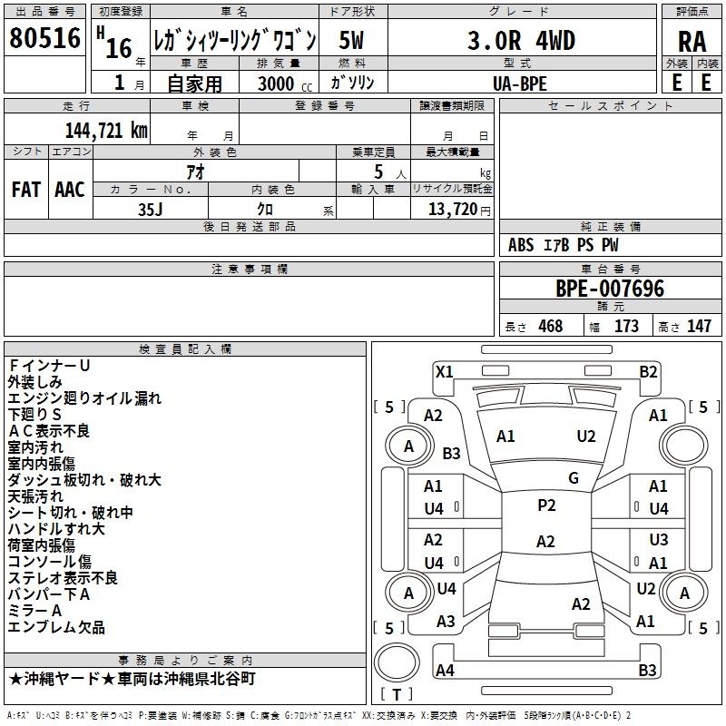 SUBARU LEGACY