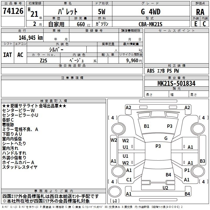 SUZUKI PALETTE