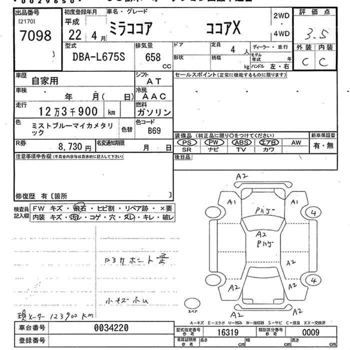 DAIHATSU MIRA COCOA
