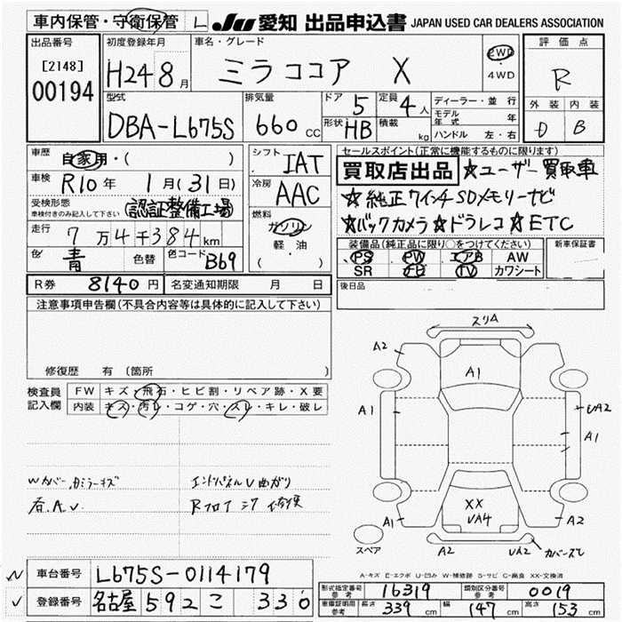 DAIHATSU MIRA COCOA