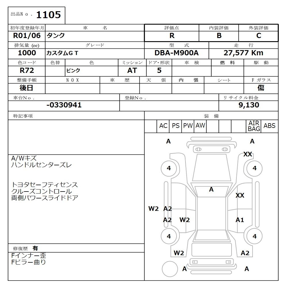 TOYOTA TANK