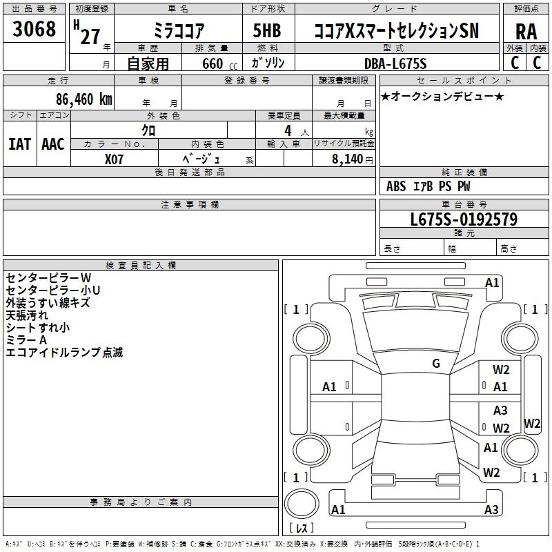 DAIHATSU MIRA COCOA