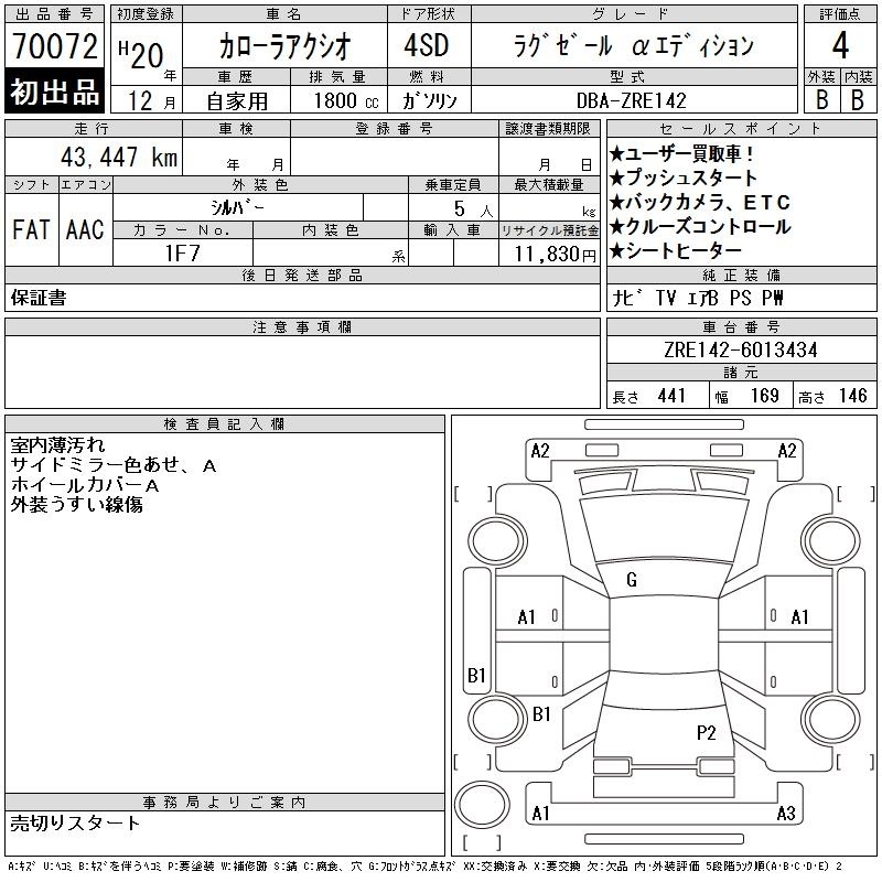 TOYOTA COROLLA AXIO