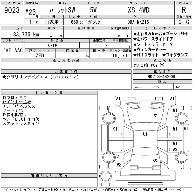 SUZUKI PALETTE