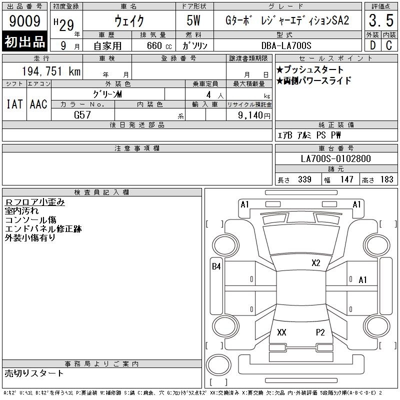 DAIHATSU WAKE