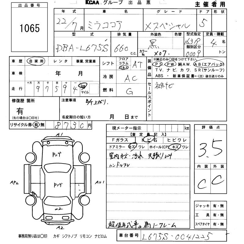 DAIHATSU MIRA COCOA