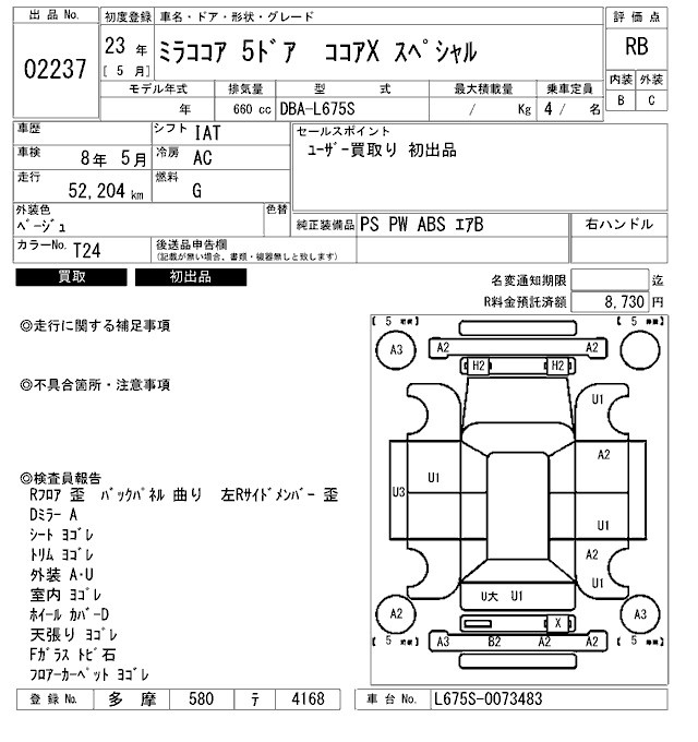 DAIHATSU MIRA COCOA