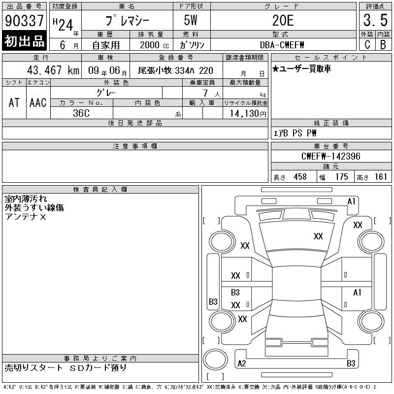 MAZDA PREMACY