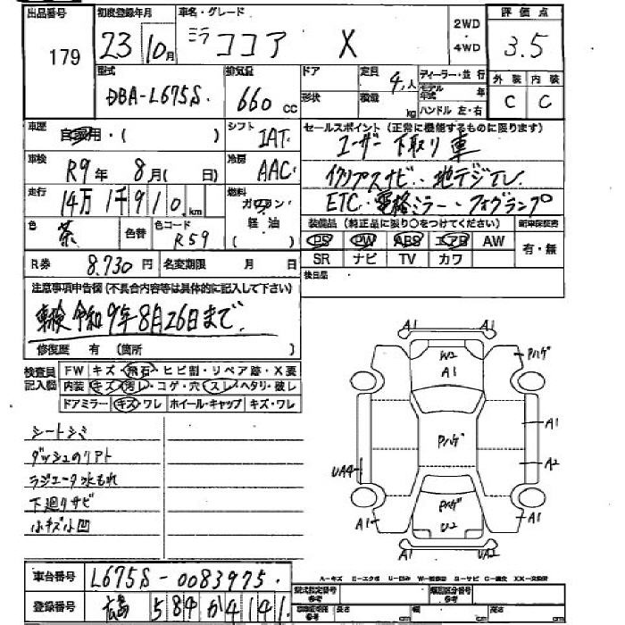 DAIHATSU MIRA COCOA