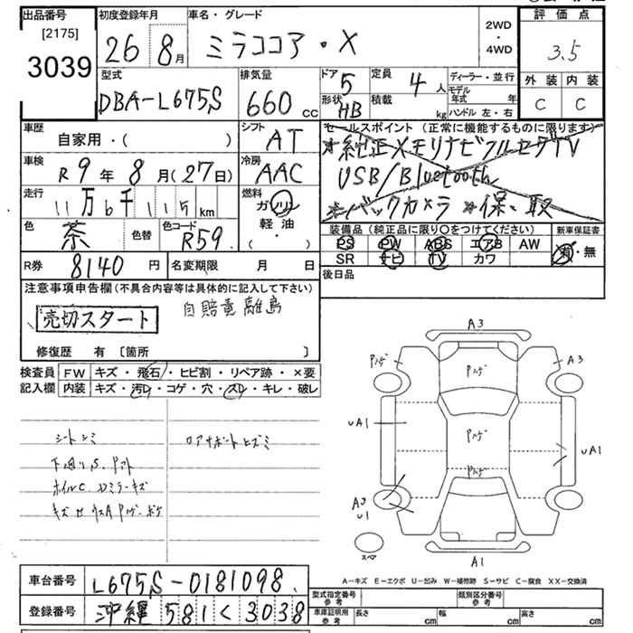 DAIHATSU MIRA COCOA