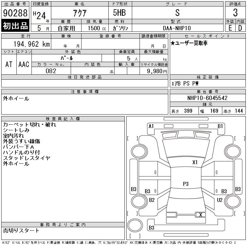 TOYOTA AQUA