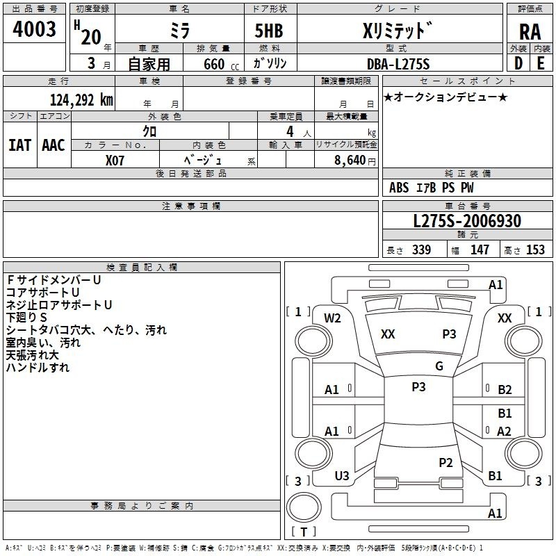 DAIHATSU MIRA