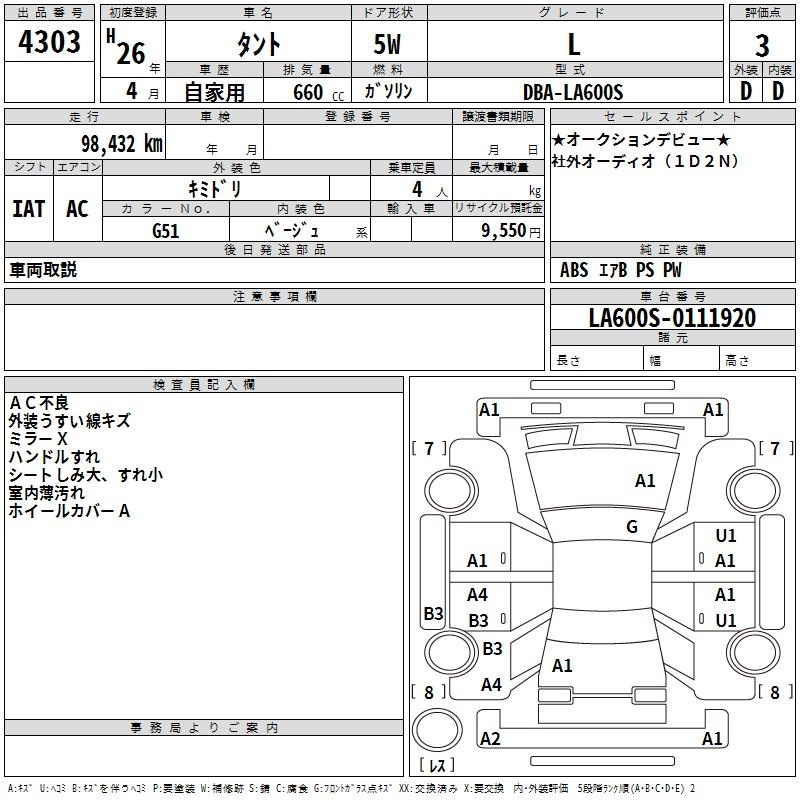 DAIHATSU TANTO