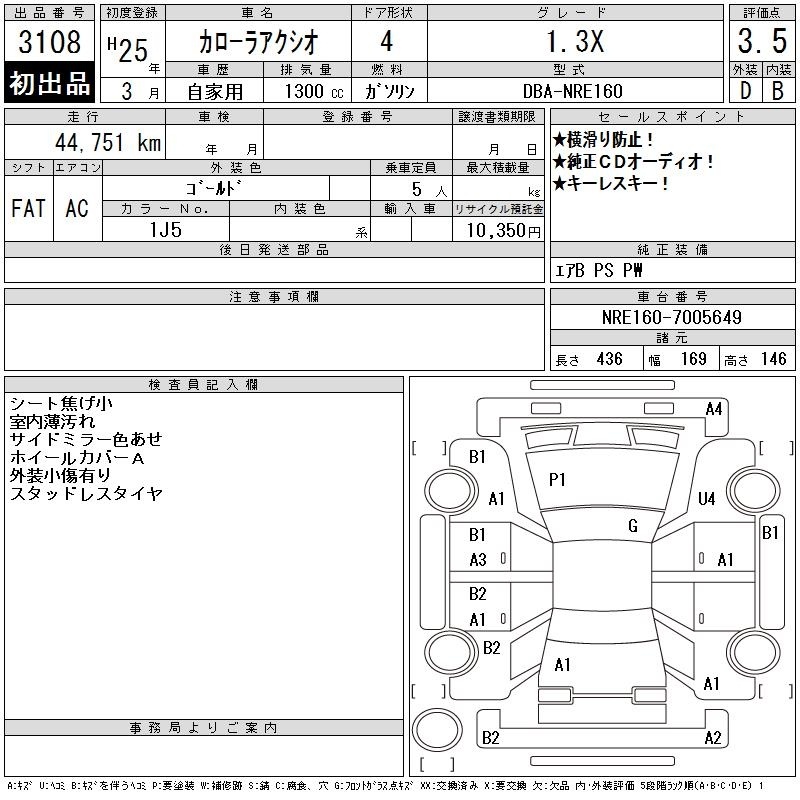 TOYOTA COROLLA AXIO