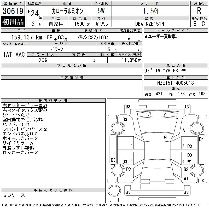 TOYOTA COROLLA RUMION