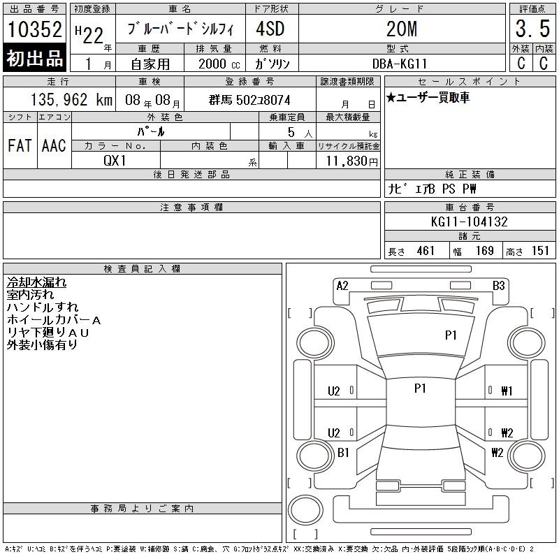 NISSAN BLUEBIRD SYLPHY