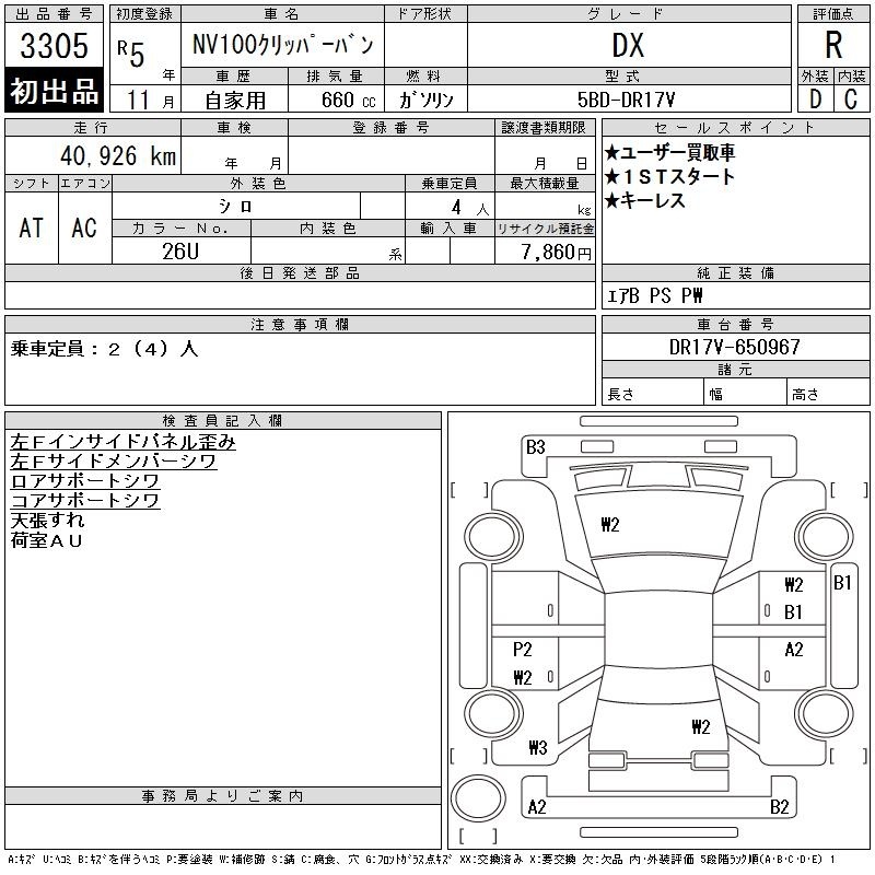 NISSAN NV100 CLIPPER
