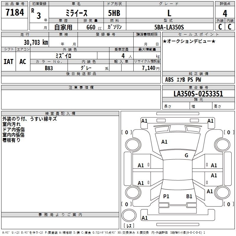 DAIHATSU MIRA E:S