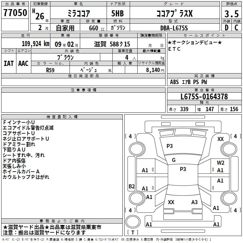 DAIHATSU MIRA COCOA