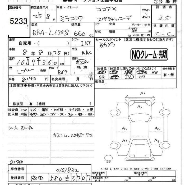 DAIHATSU MIRA COCOA
