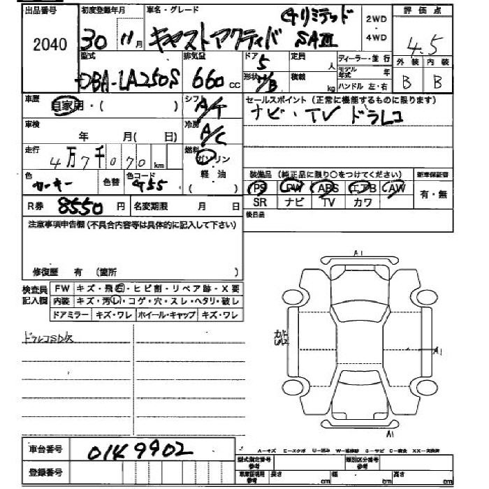 DAIHATSU CAST